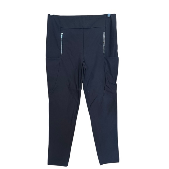 Black Athleta Headlands High-Waisted Pants with Zipper Pockets - Picture 1 of 5